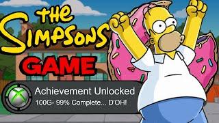 I Got EVERY Achievement in The SIMPSONS GAME