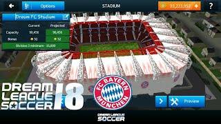 How to change the stadium Of Dream league soccer 2018 (Bayern München | Bayern Munich) Stadium