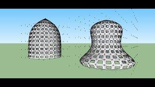 deformation by FFD tools extension in sketchup | architutors