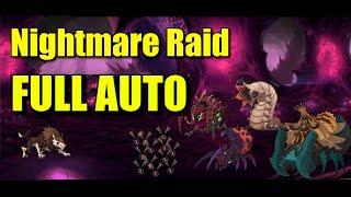 FULL AUTO - ALL BOSSES - Nightmare Raid - A step by step walkthrough of Auto Clear teams