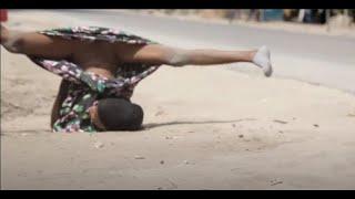 KANGAMOKO! Mapouka style twerk  with no under for African music dance in Tanzania.