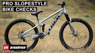 3 Pro Slopestyle Bike Checks From Crankworx BC 2021 | Pro Bike Check