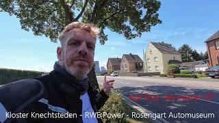 Epische Motorradtour: Von Kloster Knechtsteden zu den RWE Kohlekraftwerken und dem Rosengart Museum