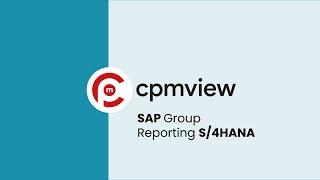 cpmview | SAP Group Reporting – S/4HANA