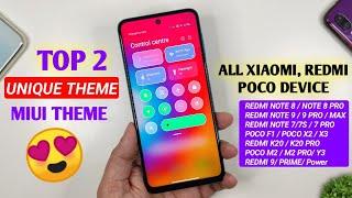 Top 2 Unique Miui12 Themes | Miui 12 Theme Control Center | Boot Animation For Redmi & Poco Devices