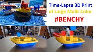 (530) Large Multicolor Time-Lapse Benchy 3D Print