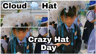 crazy Hat Day | cloud hat| crazy Hat idea | school function| school activity | idea for crazy hat