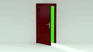 Door Green Screen Door Opening Chroma Key Intro Green Screen Alfa || No Copyright Free Download