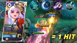 LAYLA BEST BURST DAMAGE HACK BUILD FOR 2025!! (MUST TRY) BUILD TOP GLOBAL LAYLA! - MLBB