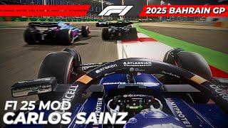 Carlos Sainz's Williams FW47 | F1 25 Mod - Bahrain GP | Realistic HUD - Maximum Difficulty