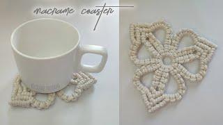 DIY Macrame Coaster | Flower Coaster | Macrame Tutorial