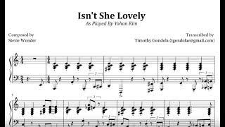 Yohan Kim| Isn't She Lovely (Transcription)