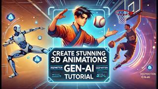 Create Stunning 3D Animations with Video & Text | DeepMotion Gen-AI Tutorial