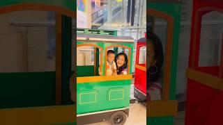 Chuk chuk train in Lulu  #shorts #toddlerlife #toytrain