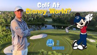 GOLF AT DISNEY WORLD! 38 DEGREES... What can we shoot?