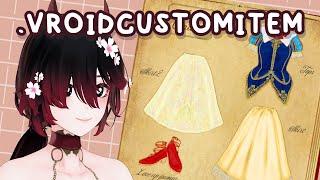 How to use .vroidcustomitem