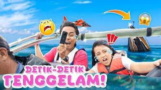 DINAR LIBURAN NAIK SPEEDBOAT SUPER KENCENG SAMPAI JATOH KE AIR? #viral #trending