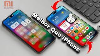  Seu Xiaomi Melhor que iPhone - Melhor Personalização Estilo iOS - Dynamic Island - Widgets - Dock