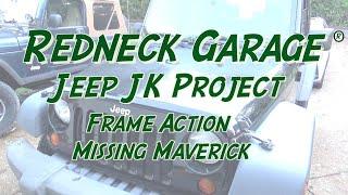 Jeep Wrangler JK Project -  Starting Frame Restore - Lift Kit - Missing Maverick