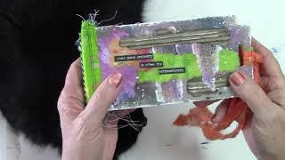 Junk Journal Tutorial Made with Paper Towels and Recycled Materials   Part 2