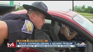 Suspended drivers: Thousands of drivers with suspended licenses still behind wheel in Indiana