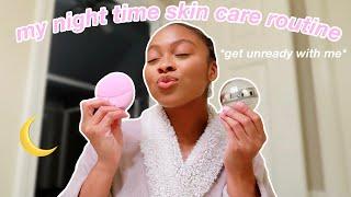 my *unsponsored + updated* night time skin care routine 2021 | get unready with me