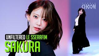 [UNFILTERED CAM] LE SSERAFIM SAKURA(사쿠라) 'HOT' 4K | STUDIO CHOOM ORIGINAL