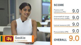 Band 9.0 IELTS Practice Speaking Exam (mock test) - with feedback - Saskia (2) from Sri Lanka 