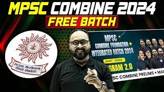Free Batch for MPSC Combine 2024 | New Batch Launch for MPSC Combine 2024 |  MPSC Wallah
