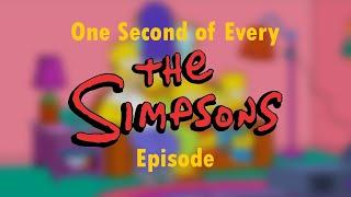 One Second of Every Simpsons Episode (Seasons 1-32)