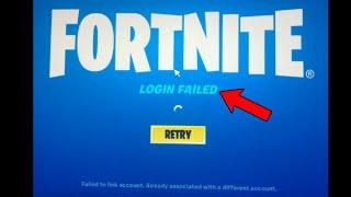 How To Fix Fortnite Failed To Link Account Already Associated With A Different Account