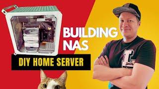 Building DIY NAS on Proxmox from Old PC for Storing Video Files + Cooler Master Qube 500