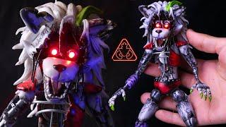 How to: DESTROYED ROXANNE WOLF (lights ON/OFF) FNAF: SECURITY BREACH ,colab:@RYNOARTSPOLIMER CLAY