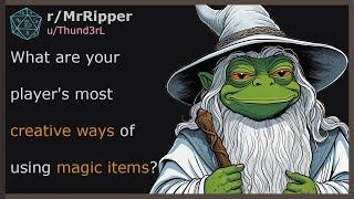 D&D Players, What are your player's most creative ways of using magic items? #dnd