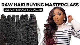 How To Avoid BAD BATCH Of RAW HAIR | RAW HAIR MASTERCLASS | raw hair vendors |