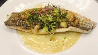 Baked Sea Bass With Garlic & Butter : Delectable Dishes