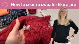 How to seam a sweater like a pro