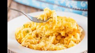 Paula Deen's Easy Baked Macaroni and Cheese Recipe With Evaporated Milk, Eggs, & Cheddar Cheese