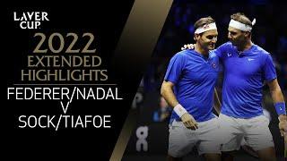 Federer/Nadal v Sock/Tiafoe Extended Highlights | Laver Cup 2022 Match 4