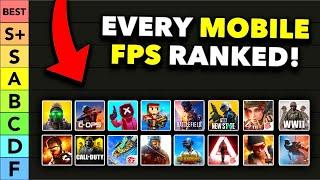 EVERY MOBILE FPS GAME RANKED FROM WORST TO BEST! (iOS/Android Tier List)