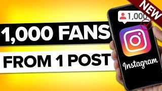 The QUICKEST Way to Get REAL Instagram Followers FAST (new algorithm update)