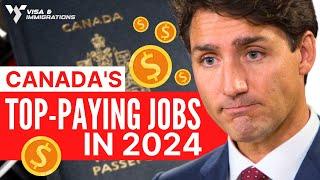 Top Jobs in demand in Canada in future 2024| In-Demand Jobs In Canada With Highest Pay For 2024