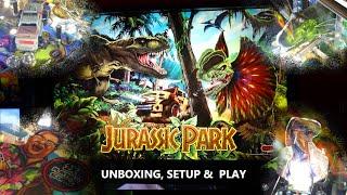 Let's Unbox, setup & Play Jurassic Park Pinball (Stern Pinball)