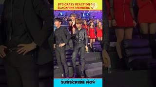 BTS Crazy Reaction On Blackpink Dance  #shorts #bts #blackpink #kpop