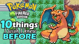 10 Things I Wish I'd Known Before Playing Pokemon Fire Red Version