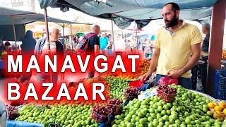 Antalya Manavgat TURKISH BAZAR Türkiye | Shopping in Antalya Manavgat Side Turkey #bazaar #manavgat