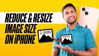 How to Reduce a Photo File Size on iPhone (Hindi)