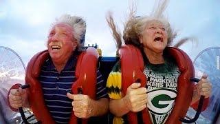 Old People | Funny Slingshot Ride Compilation