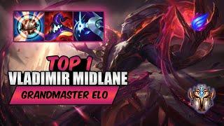 Wild Rift Vladimir TOP 1 - S13 rank game + build