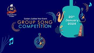 Church of God In Qatar || Golden Jubilee Year Event || Group Song Competition